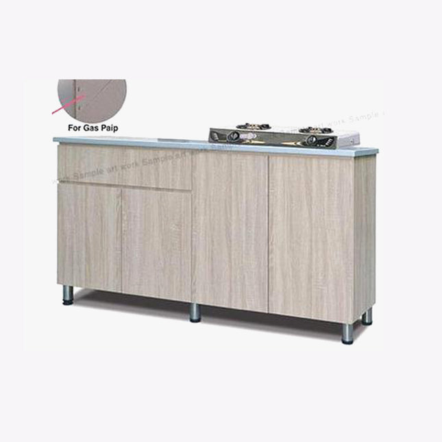 Hyland Solid Plywood Kitchen Cabinet - OAK 5FT