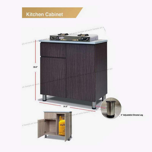 Bellaby Solid Plywood Kitchen Cabinet - WG