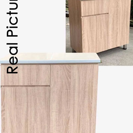 Bellaby Solid Plywood Kitchen Cabinet - Oak