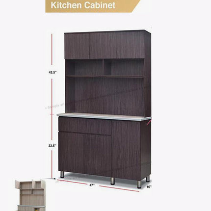 ROKANE KITCHEN CABINET WITH TOP - WG