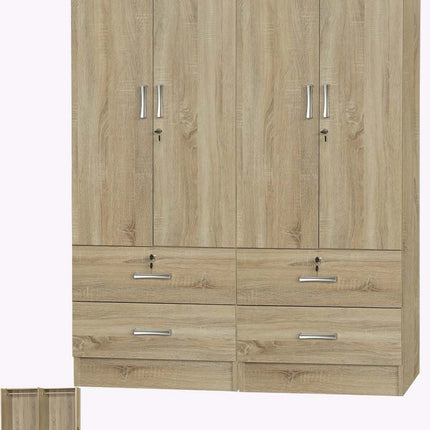 Arobin 4 Door Wardrobe
