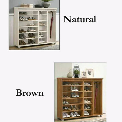 Kensa Shoe Cabinet - Natural