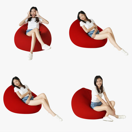 Dropzzz Bean Bag – Red