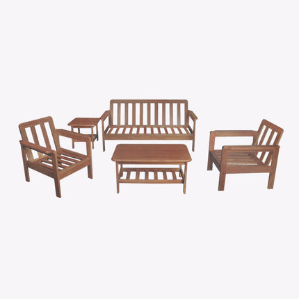 Aaruvik Wooden Sofa Set
