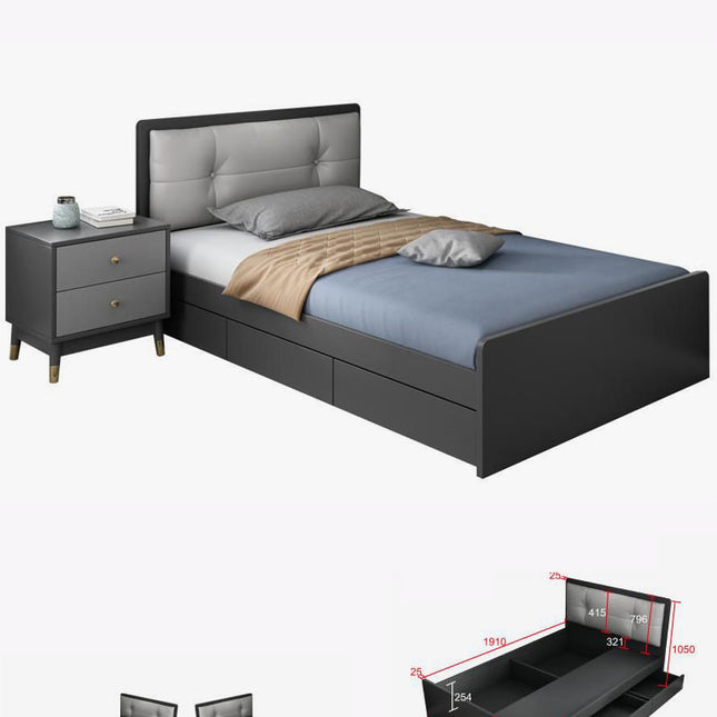 Merry Wooden Pull Out Bed