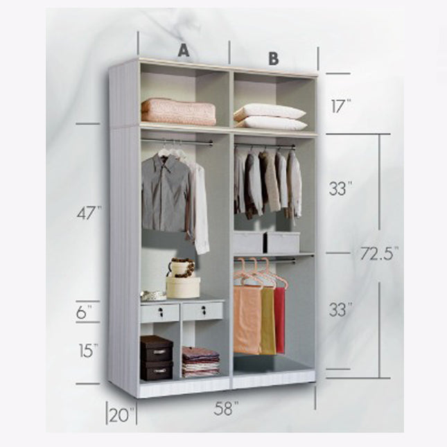 Chetta Wardrobe – Walnut