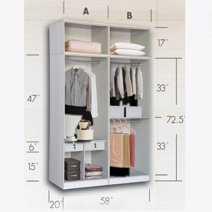 Ayushan Wardrobe – Walnut