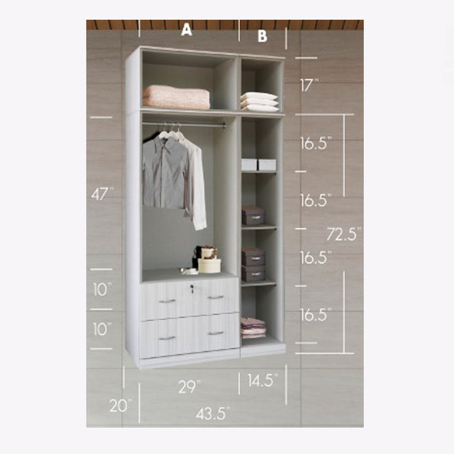 Sahana Wardrobe – Whitewash