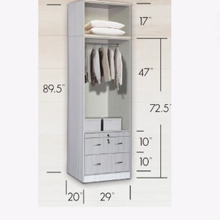 Bobby Wardrobe – Whitewash
