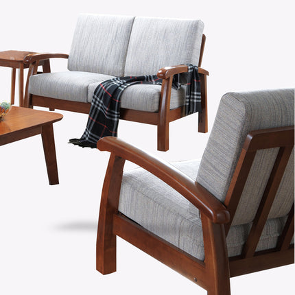 Aura Wooden Sofa Set