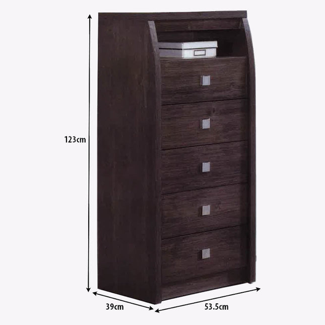 Moretz Chest Of Drawers – Dark Walnut