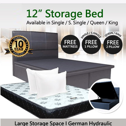 Pioneer Storage Bed Package With Mattress