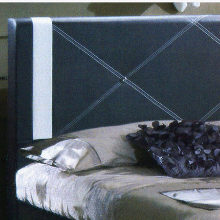 Curve Faux Leather Bed