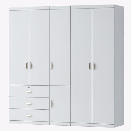 Alexa 6 Door Wardrobe (White)