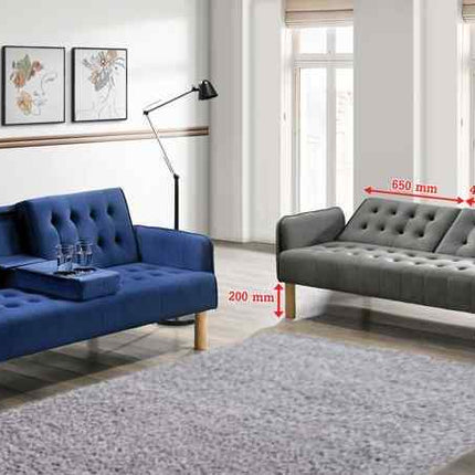 Bombi Sofa Bed – BLUE Fabric