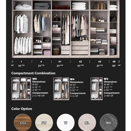 Palais-Modular wardrobe
